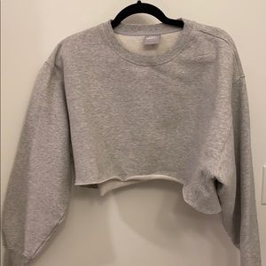 Aritzia TNA Cozy AF Cropped Crew